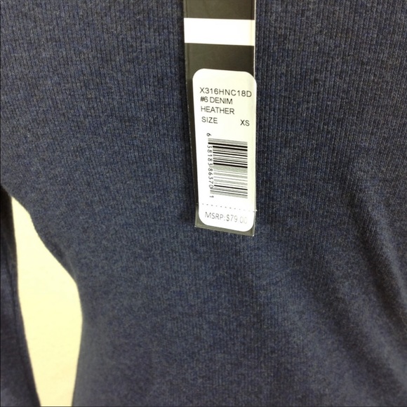 NWT Max Jeans Blue Long Sleeve Cotton Skater Dress - Picture 6 of 6